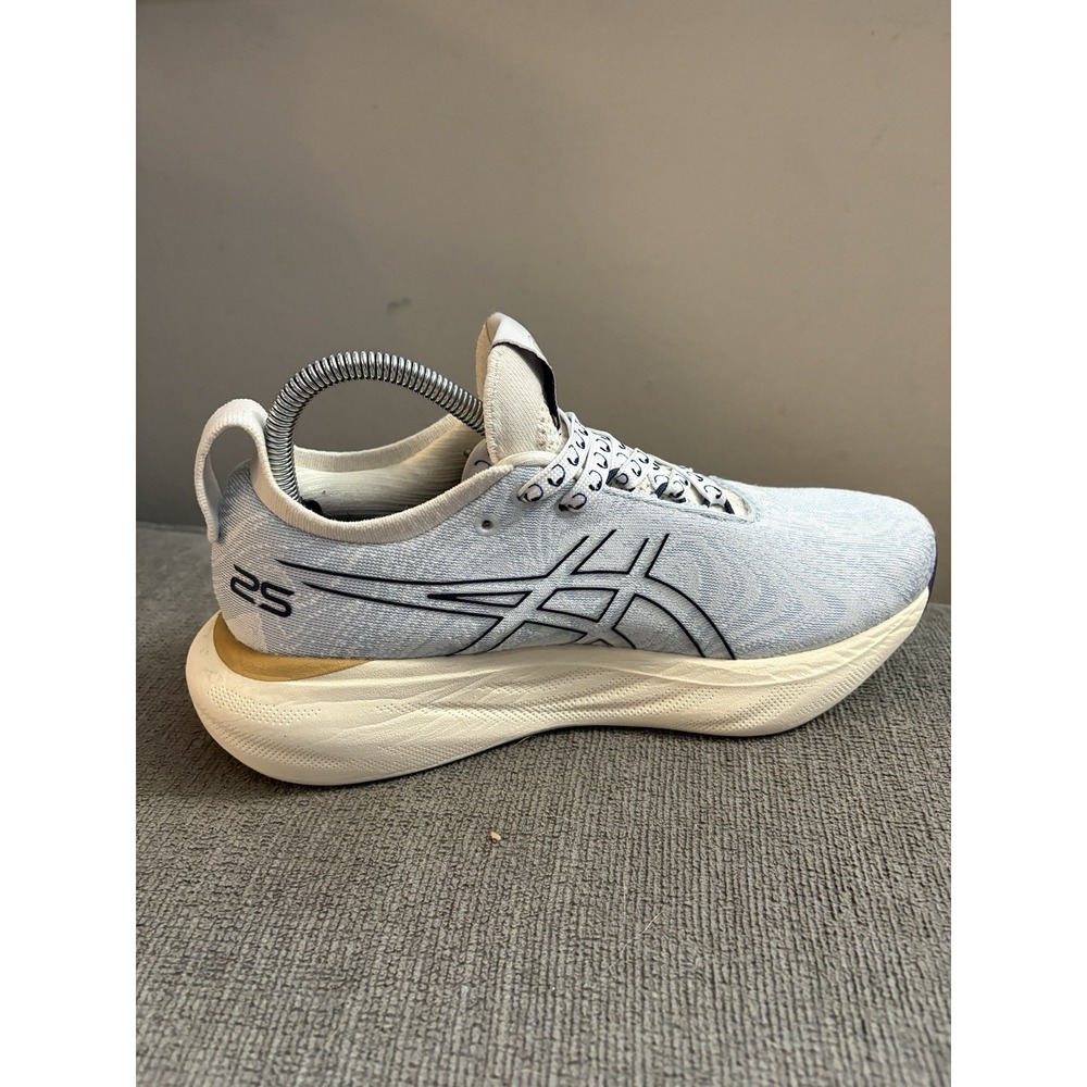 Asics Athletic Shoes in Cream and Black - Picture 6 of 11